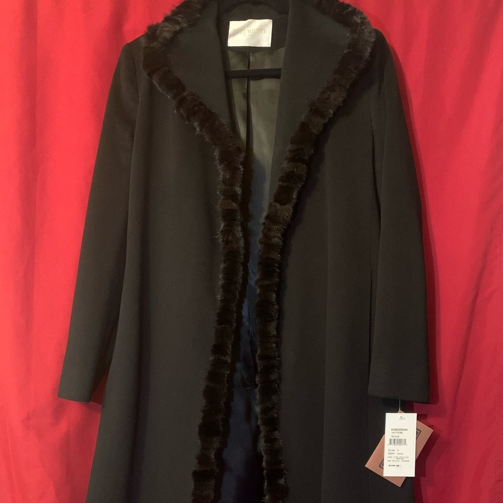 Real mink fur coat